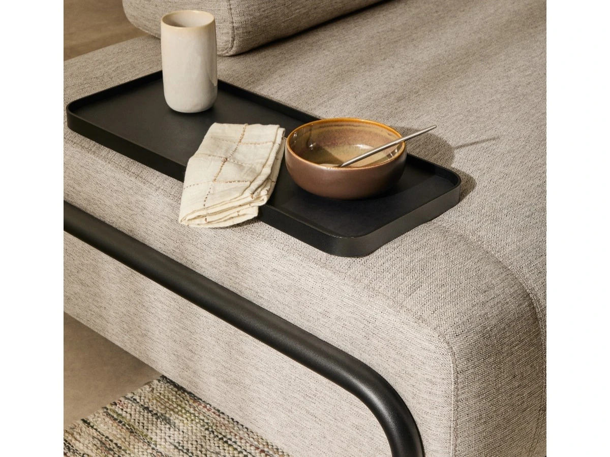 2-местный диван Compo серо-бежевого 962025  - фото 3