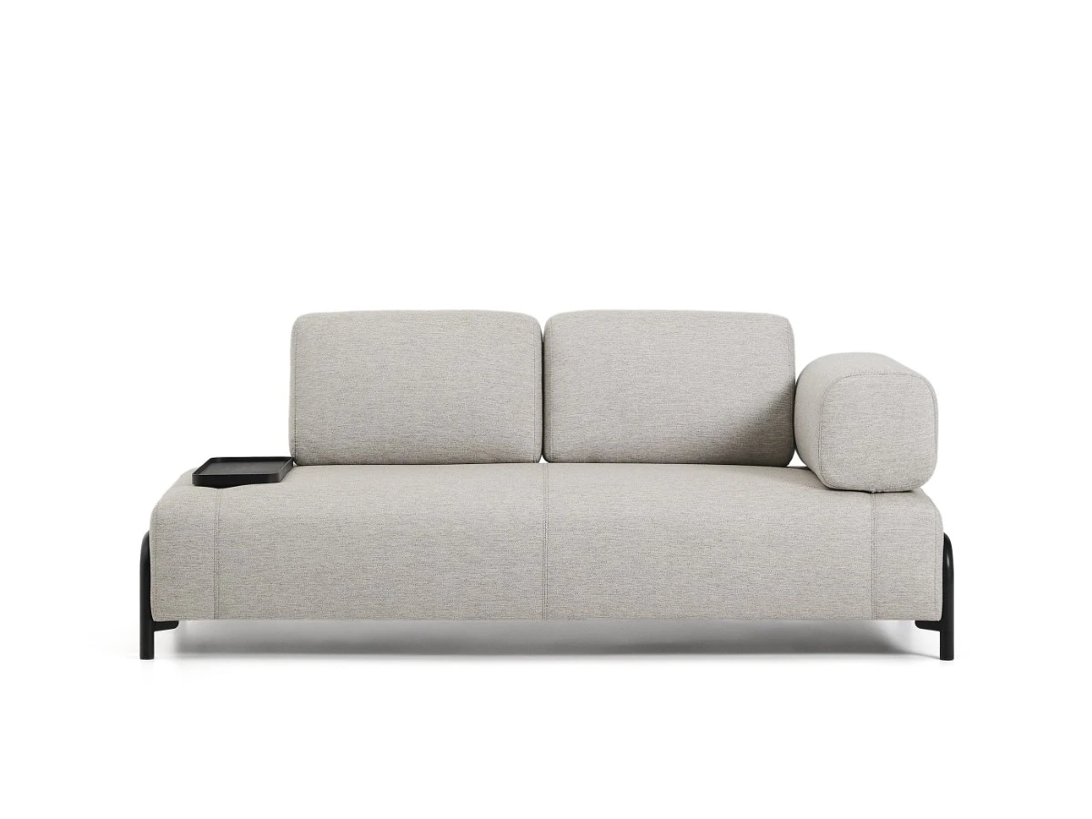 2-местный диван Compo серо-бежевого 962025  - фото 4