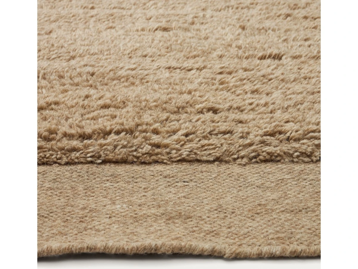 Бежевый шерстяной ковер Marely 300 x 200 см 962028  - фото 5
