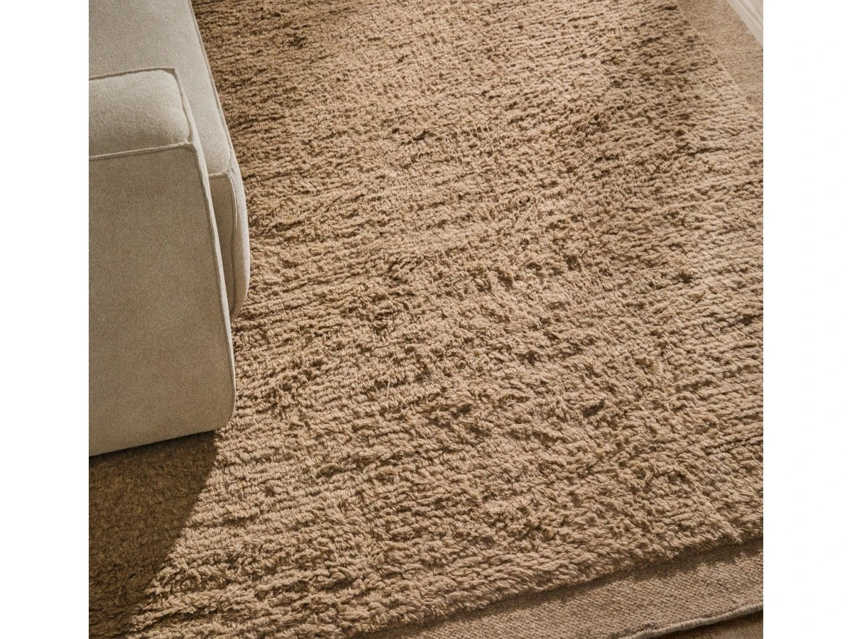 Бежевый шерстяной ковер Marely 300 x 200 см 962028  - фото 3