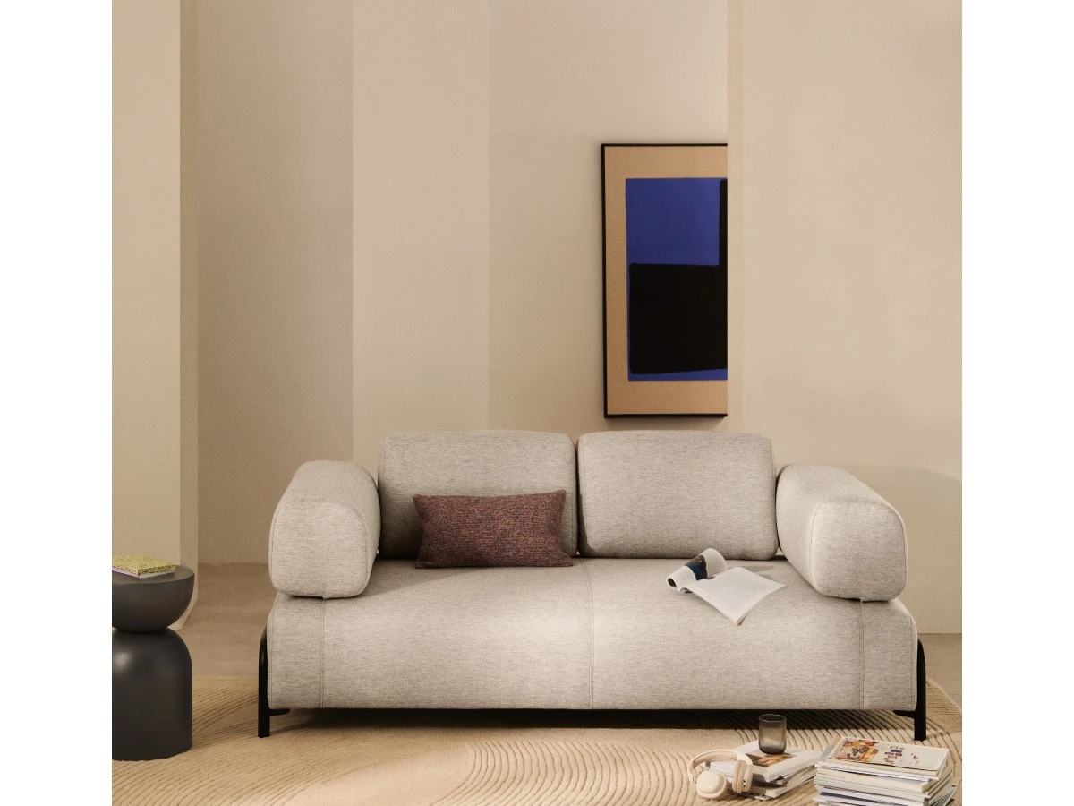 2-местный диван Compo серо-бежевого 962035