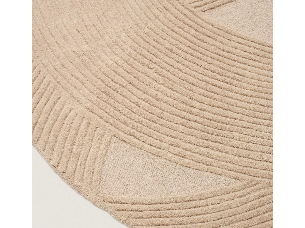 Белый шерстяной ковер Domm 160 x 230 см 962053  - фото 3