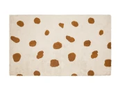 Ковер Tandani бежевый с рисунком гепарда 90 x 150 см