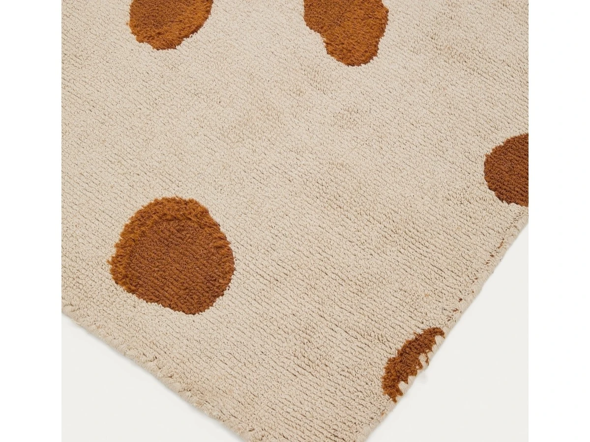 Ковер Tandani бежевый с рисунком гепарда 90 x 150 см 962063  - фото 3