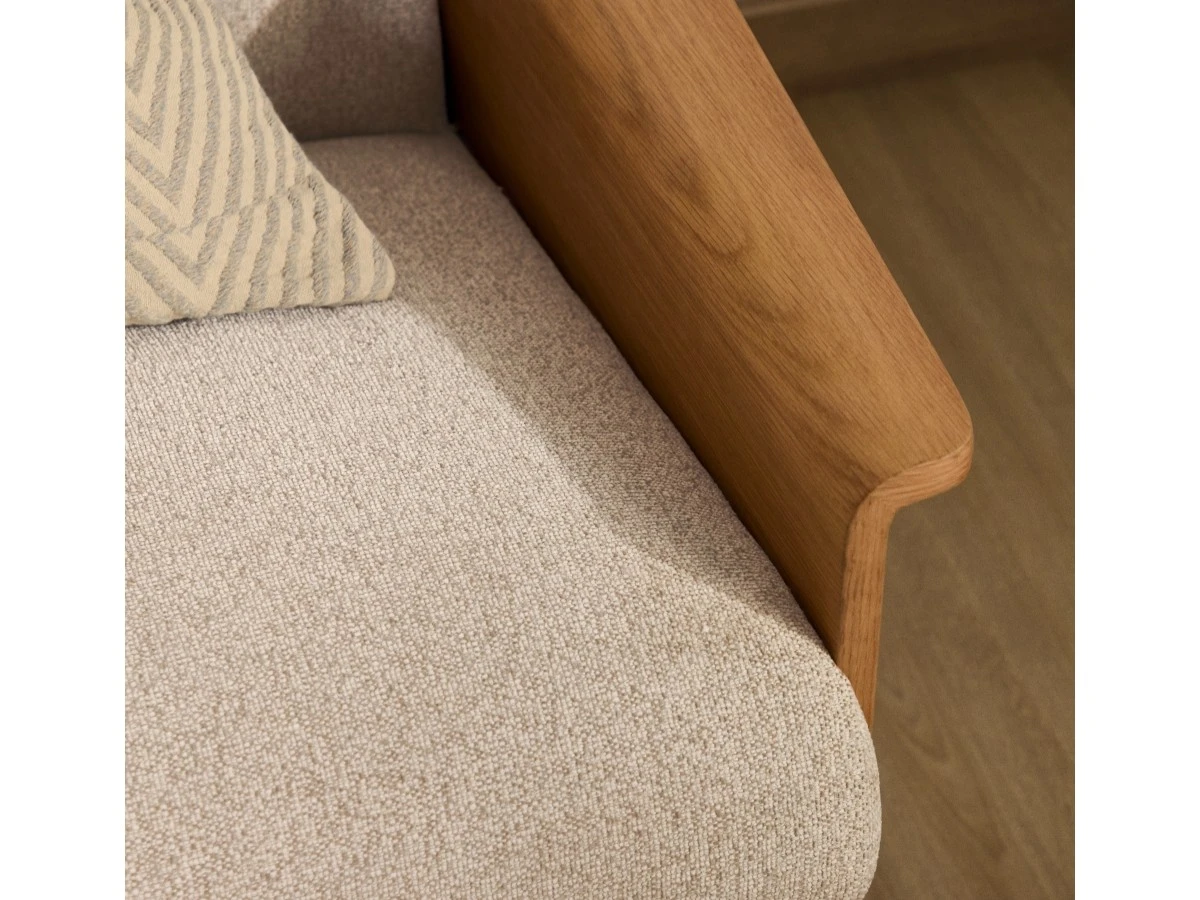 3-местный диван Amsen бежевый с подлокотниками 962075  - фото 4