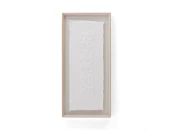 Olvin Абстрактная картина на белой бумаге с рельефным рисунком