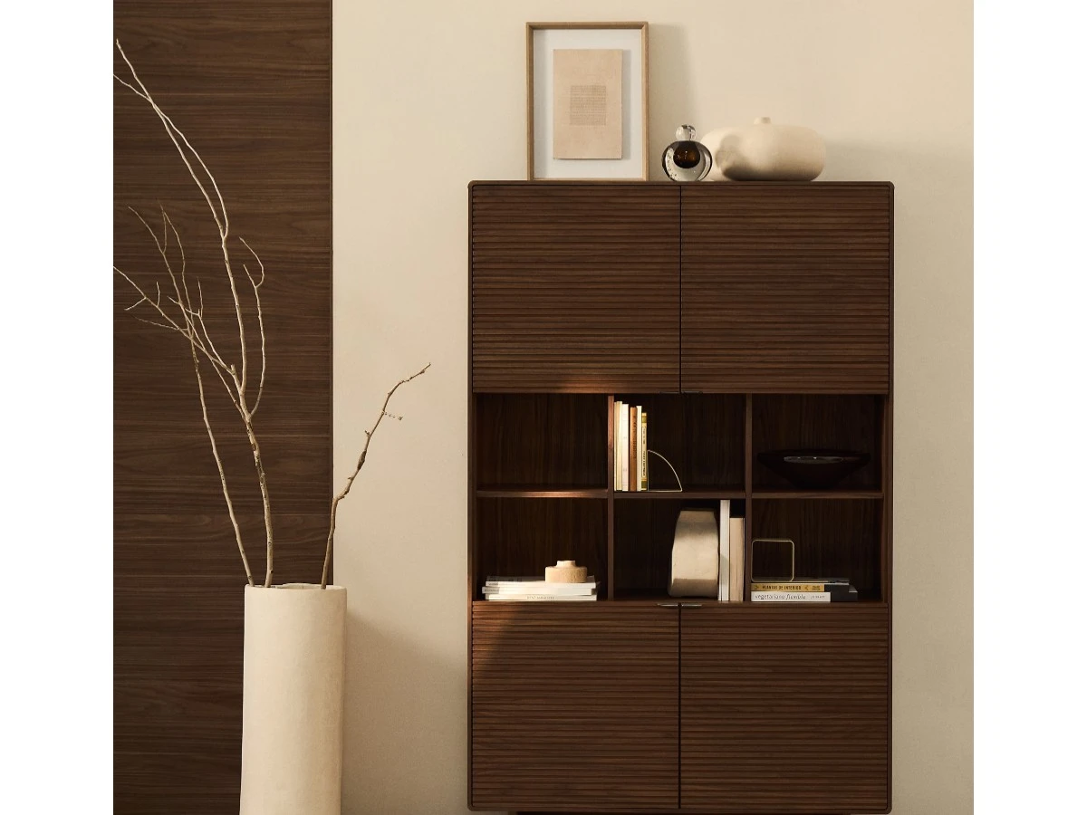 Высокий 4-дверный буфет Norlen 962176