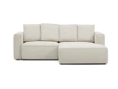 Диван-кровать Marela бежевый шенилл 3-местный с кушеткой справа 236 см