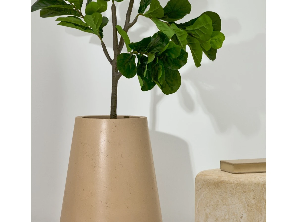 Кашпо Calun керамика бежевого 962200