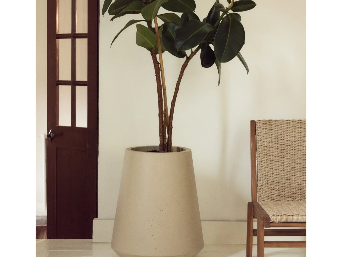 Кашпо Calun керамика бежевого 962200  - фото 3