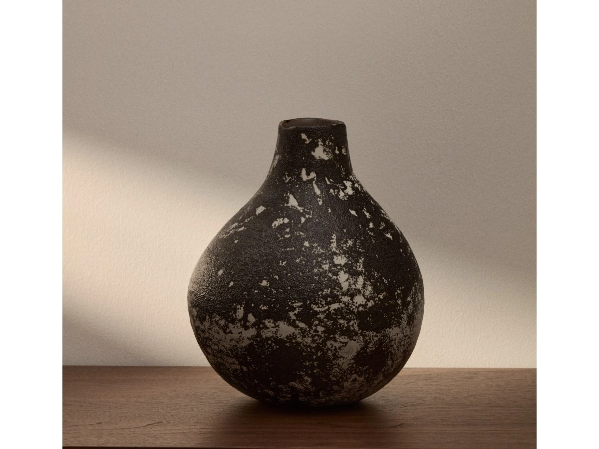 Orelin Керамическая ваза в черно-белом цвете 32 см 962201  - фото 3