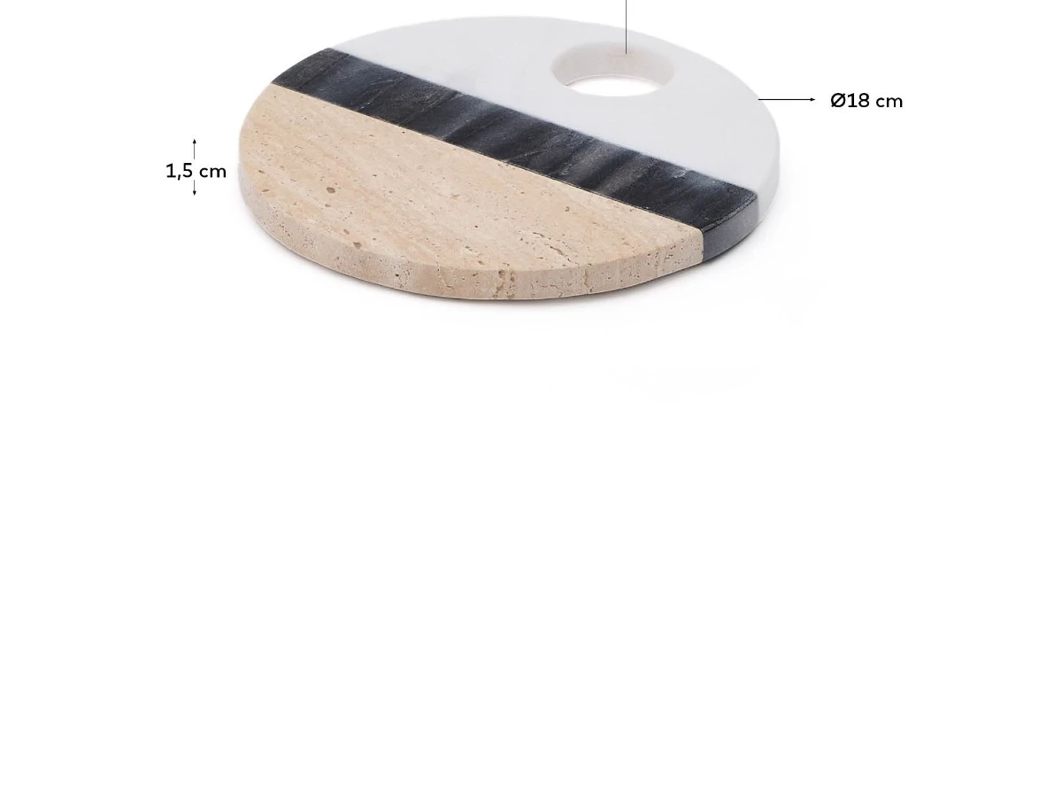 Круглая сервировочная доска Nivol 962215  - фото 5