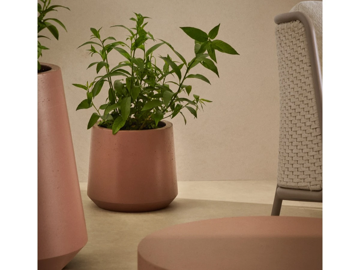 Кашпо Calun керамика темно-коричнего 962218