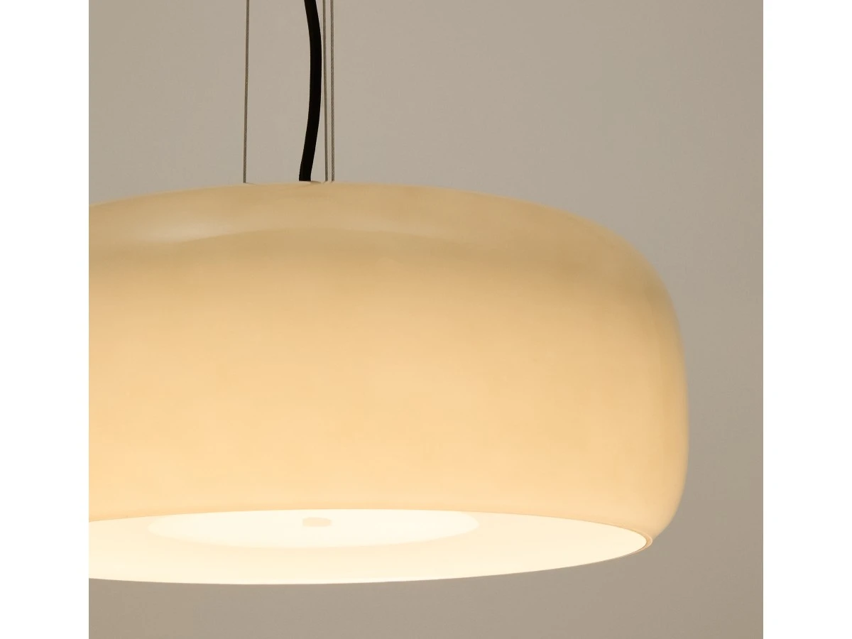 Reig Стеклянный подвесной светильник светло-серый D 38 см 962234  - фото 4