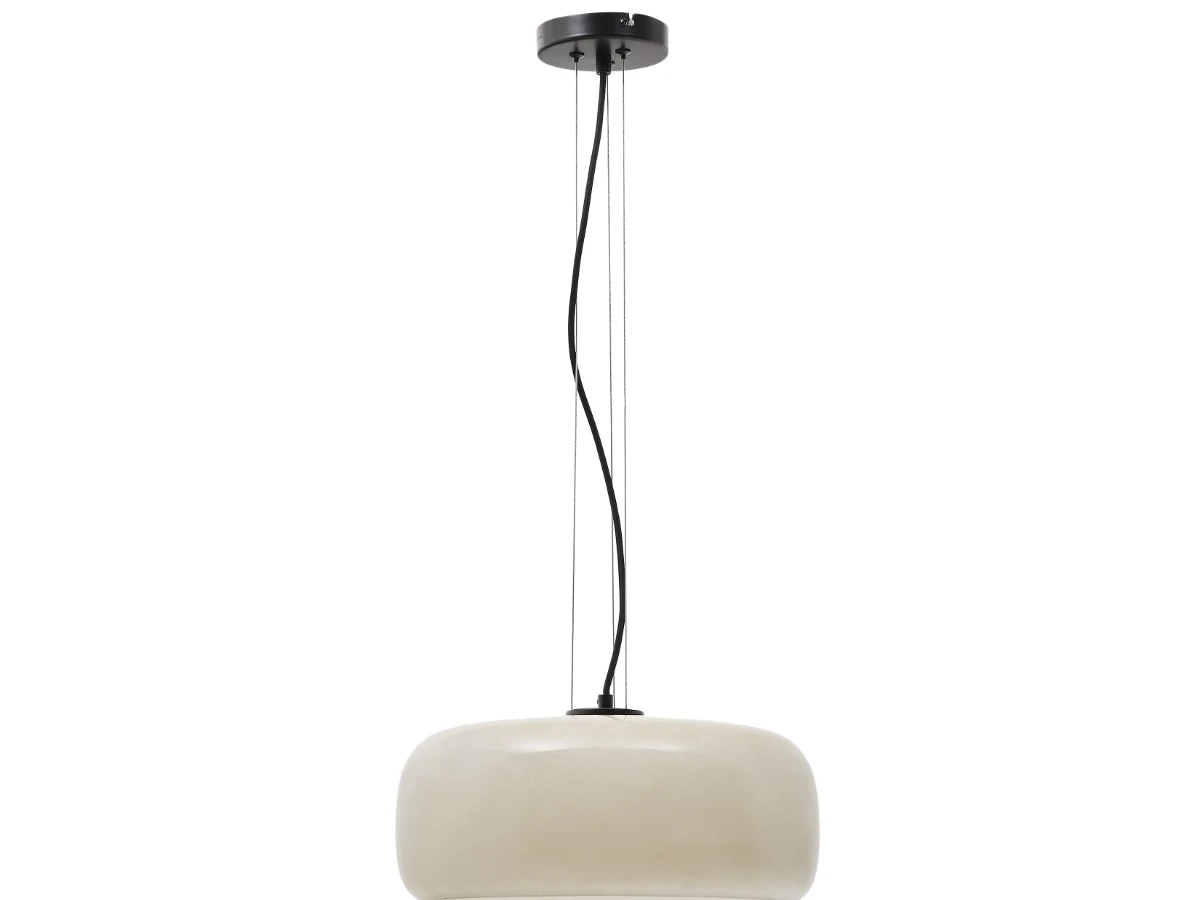 Reig Стеклянный подвесной светильник светло-серый D 38 см 962234  - фото 3