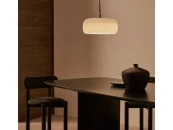 Reig Стеклянный подвесной светильник светло-серый D 38 см