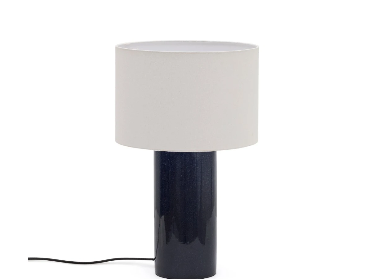 Toneric Настольная лампа керамическая с синей отделкой 962286  - фото 4