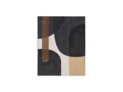 Tonol коричневый абстрактный холст 100 x 80 см