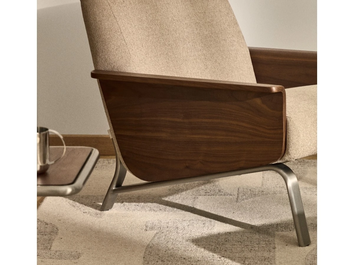 Кресло Amsen светло-коричневое 962300  - фото 3