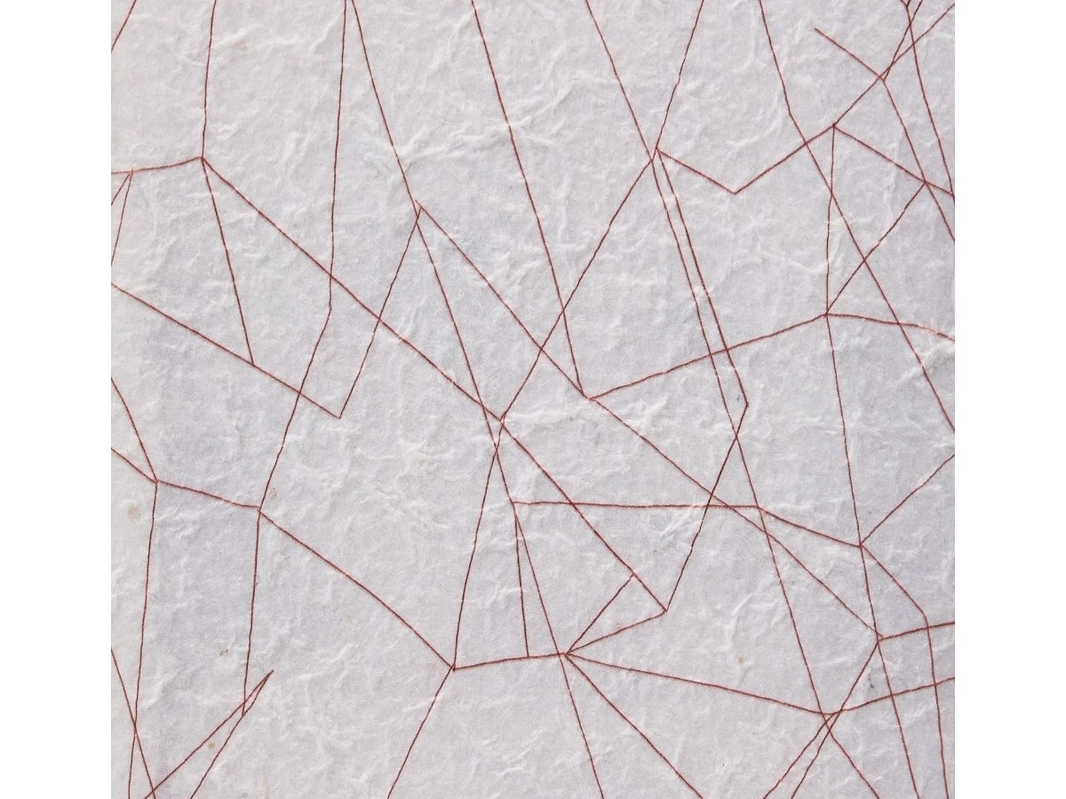 Durkan Абстрактная картина на переработанной бумаге белая 30 x 40 см 962308  - фото 4