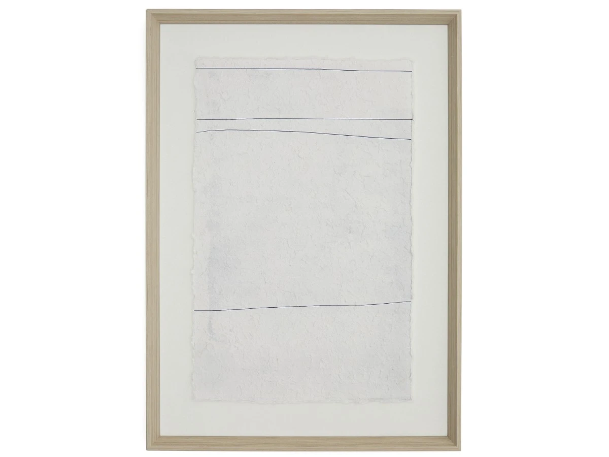 Durkan Абстрактная картина на переработанной бумаге белая 50 x 70 см 962315  - фото 4