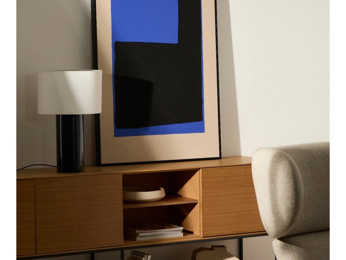 Zernu Абстрактная картина на льне 120 x 77 см 962320