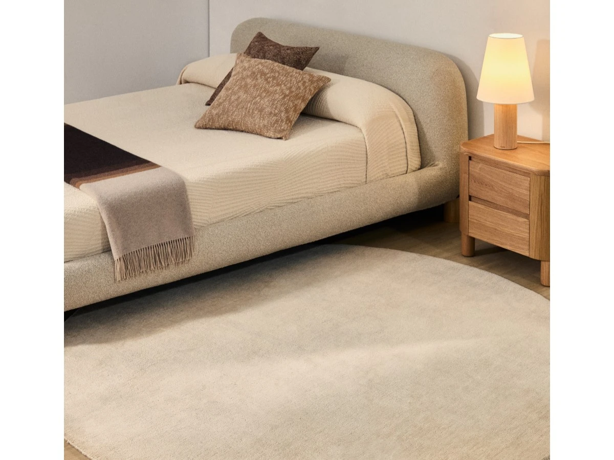 Empuries Круглый белый ковер D200 см 962339