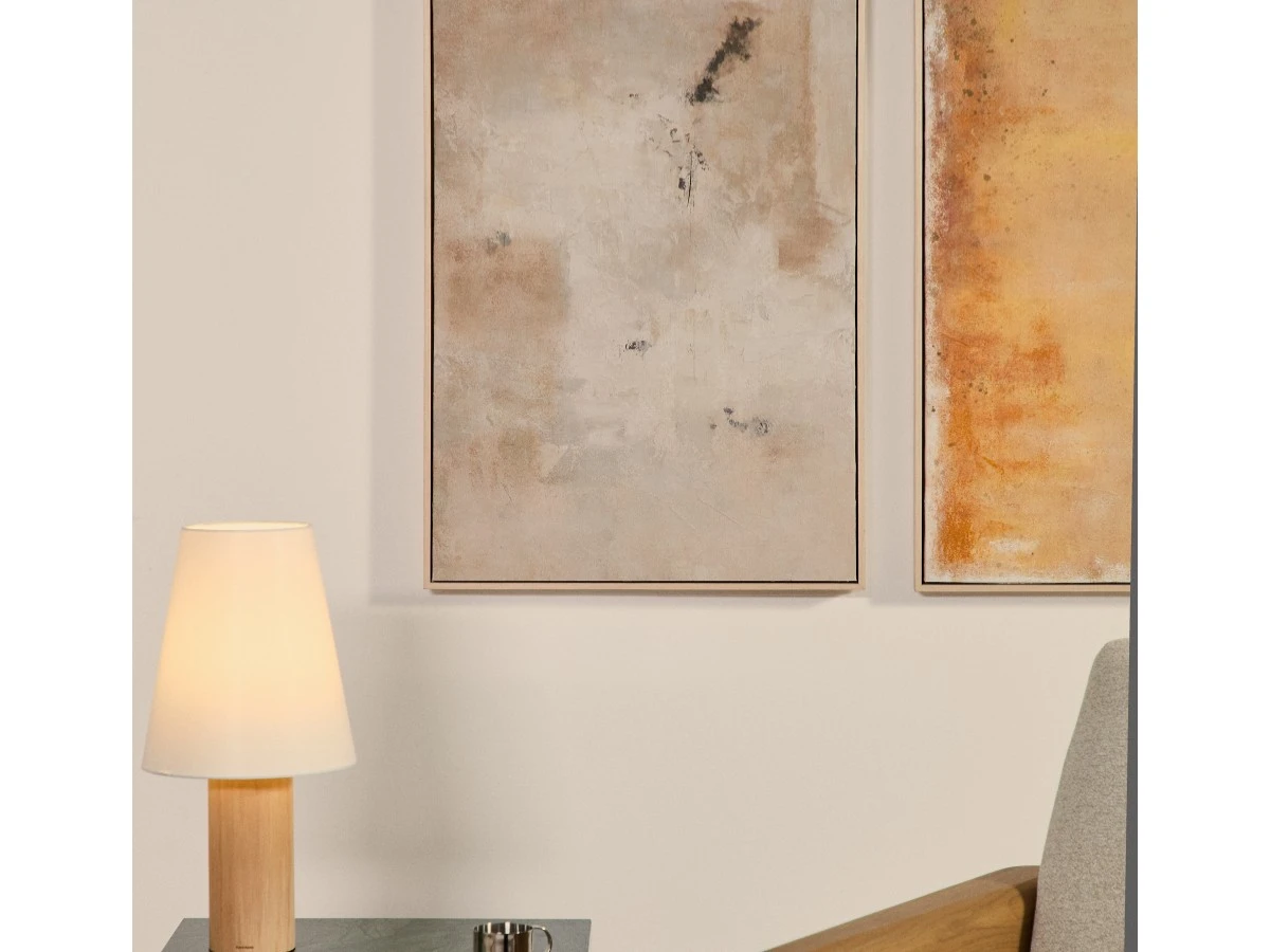 Абстрактная картина Selnar бежевая 60 x 90 см 962348  - фото 4