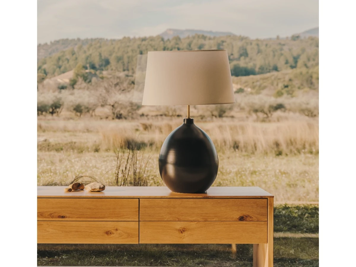 Foixa Металлическая настольная лампа с черной отделкой 962359  - фото 4