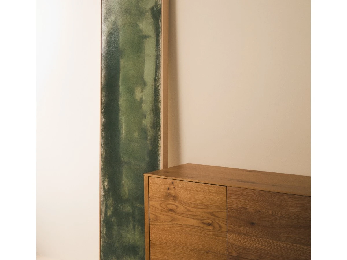 Абстрактная картина Selnar зеленая 60 x 90 см 962373  - фото 3