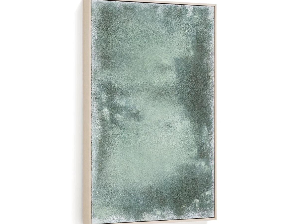 Абстрактная картина Selnar зеленая 60 x 90 см 962373  - фото 5