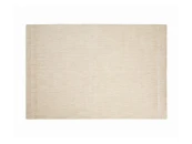 Жаккардовый шерстяной ковер Dalena в бежевую полоску 230 x 160 см