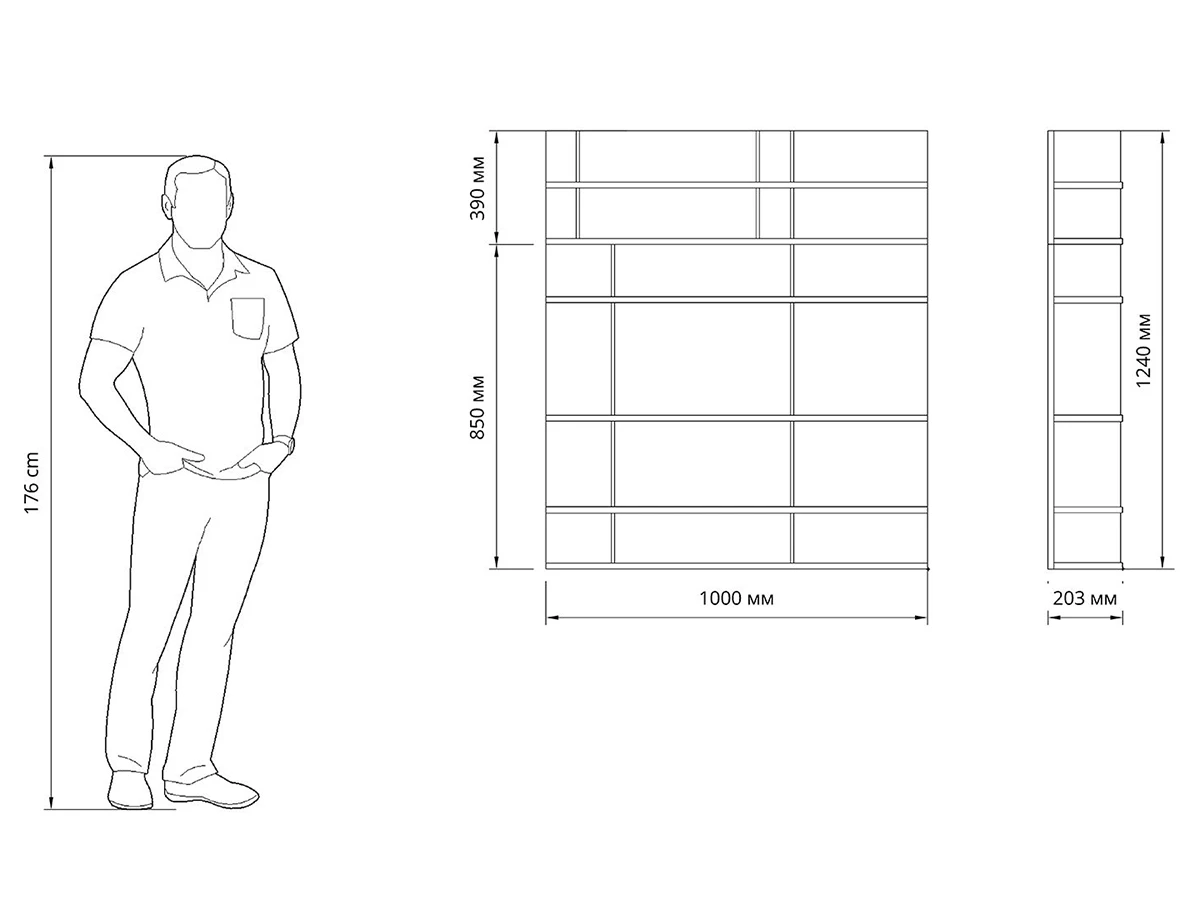 Стеллаж-полка Тетрис 962417  - фото 3