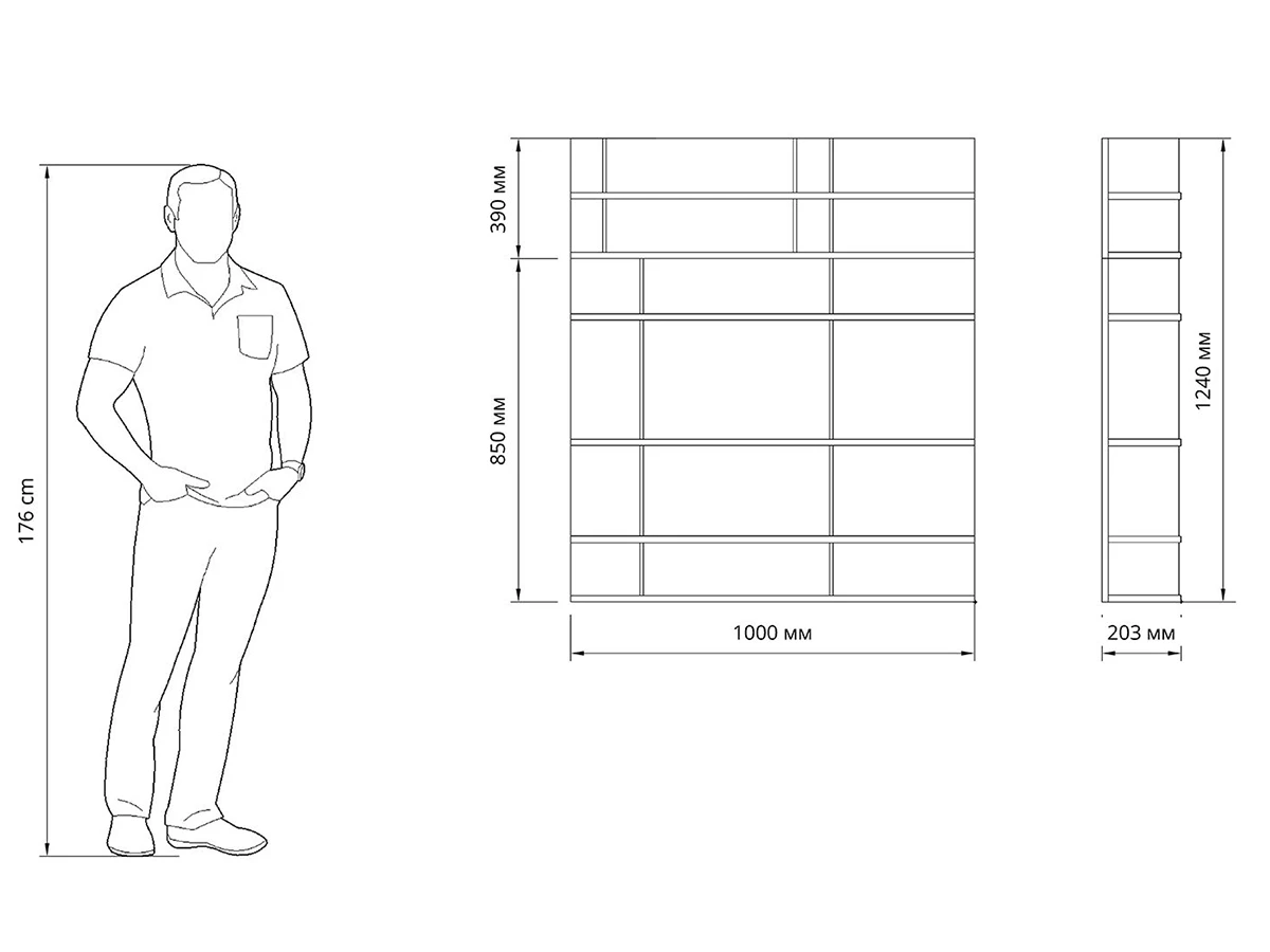 Стеллаж-полка Тетрис 962419  - фото 3