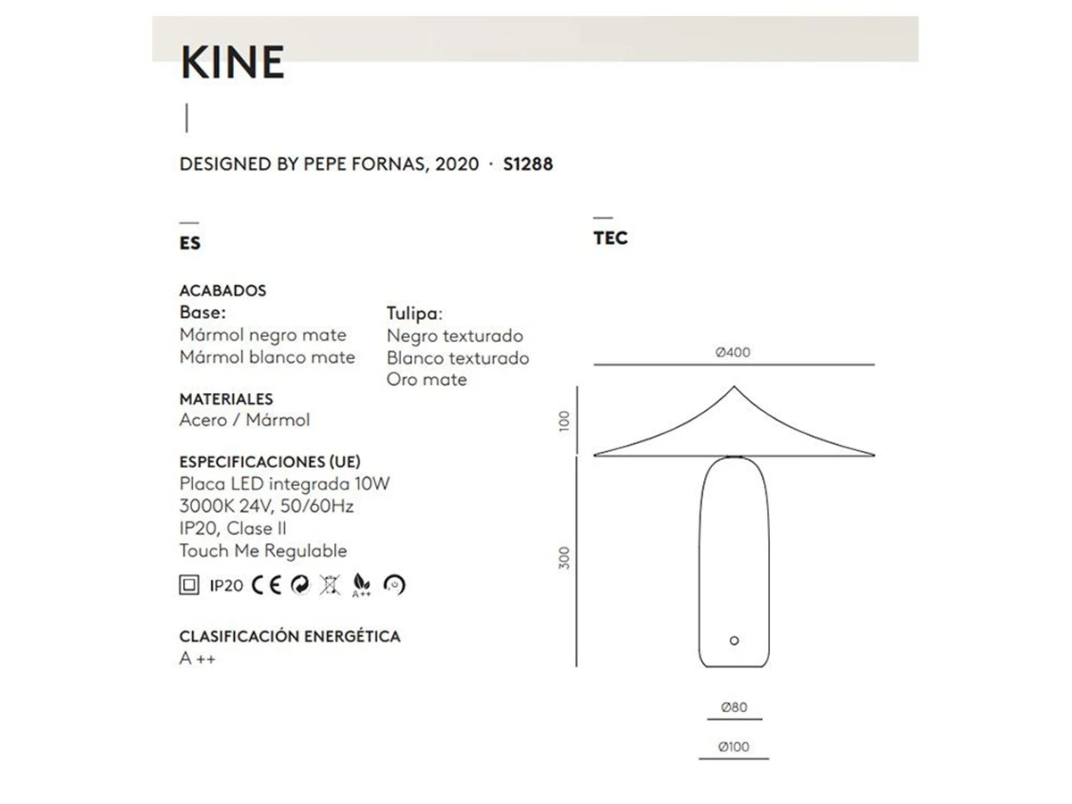 Настольная лампа Kine 962905  - фото 3