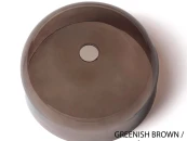 Люстра Cloud зелено-коричневое стекло/черный металл