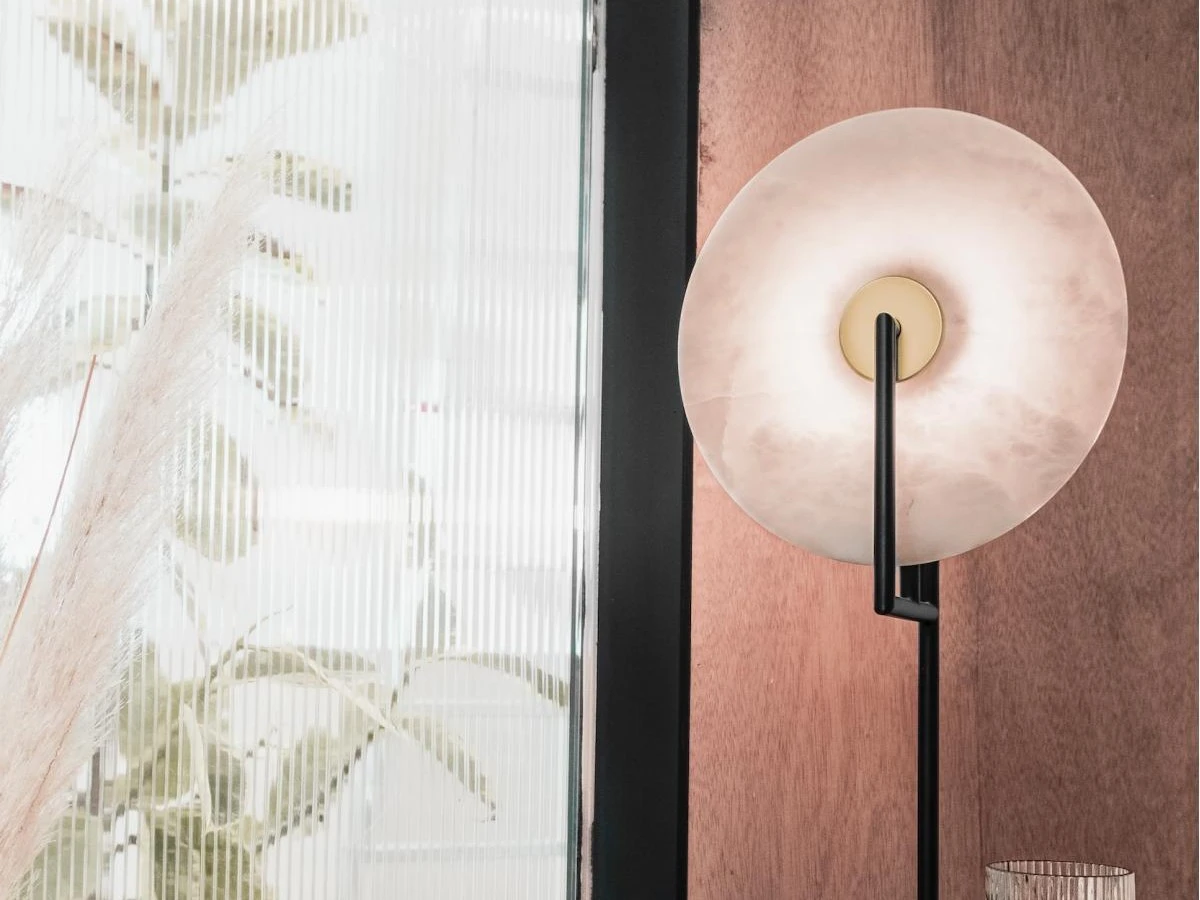 Настольная лампа Erto с алебастровым диском 1096/25 963389  - фото 3