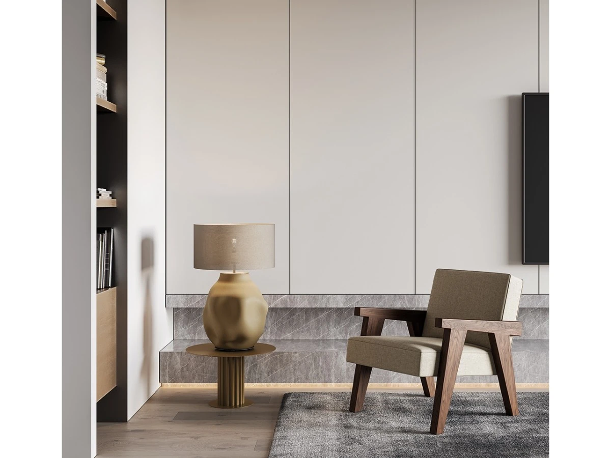 Настольная лампа Etho никелированный металл 963414