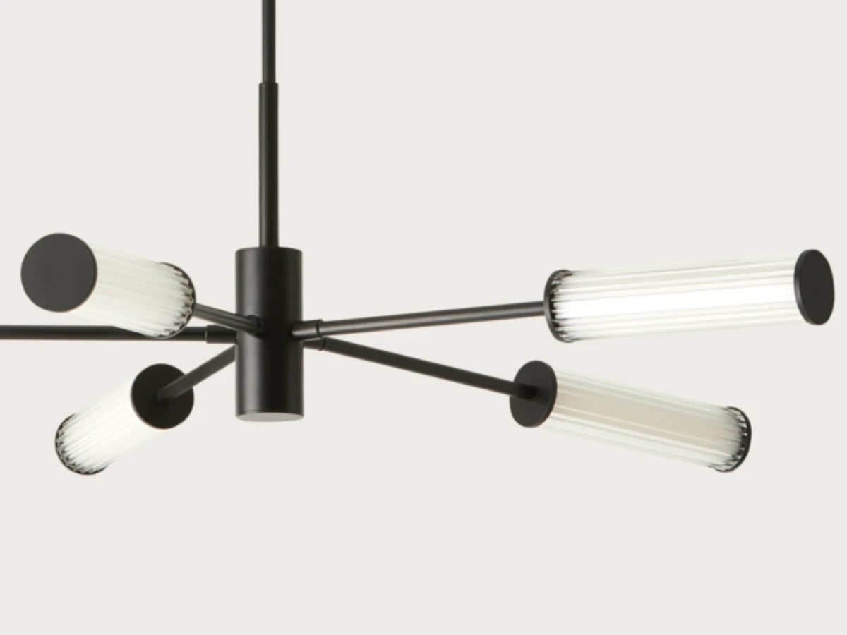 Люстра Ison 5L черная 963481