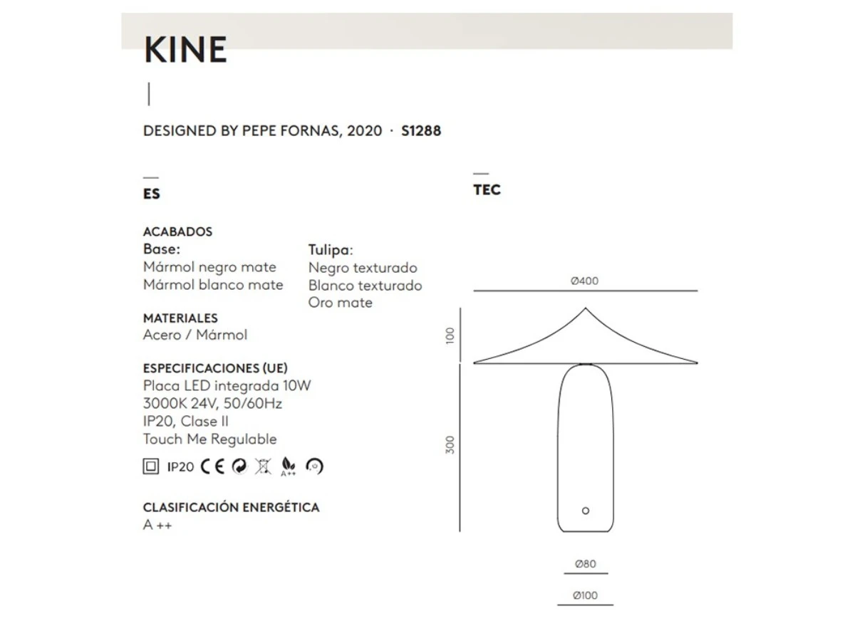 Настольная лампа Kine 963645