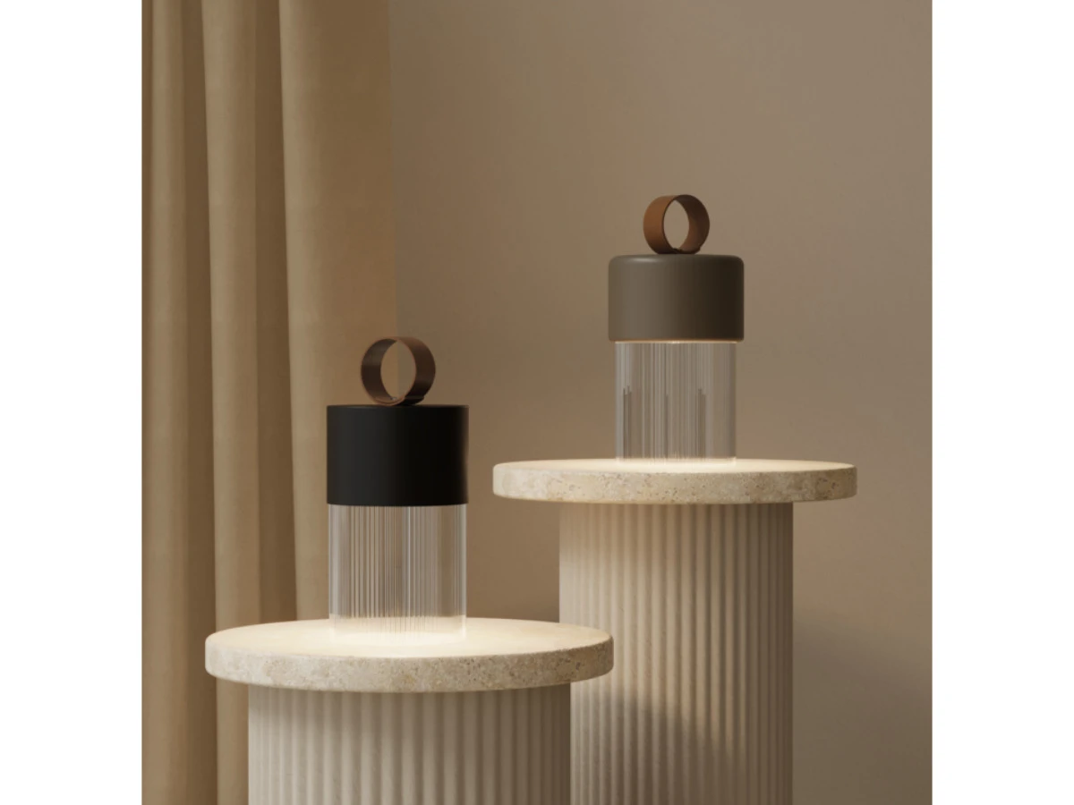 Переносная настольная лампа Bora C с крышкой 963682