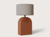 Настольная лампа Lopo Matt black c абажуром 801011/41