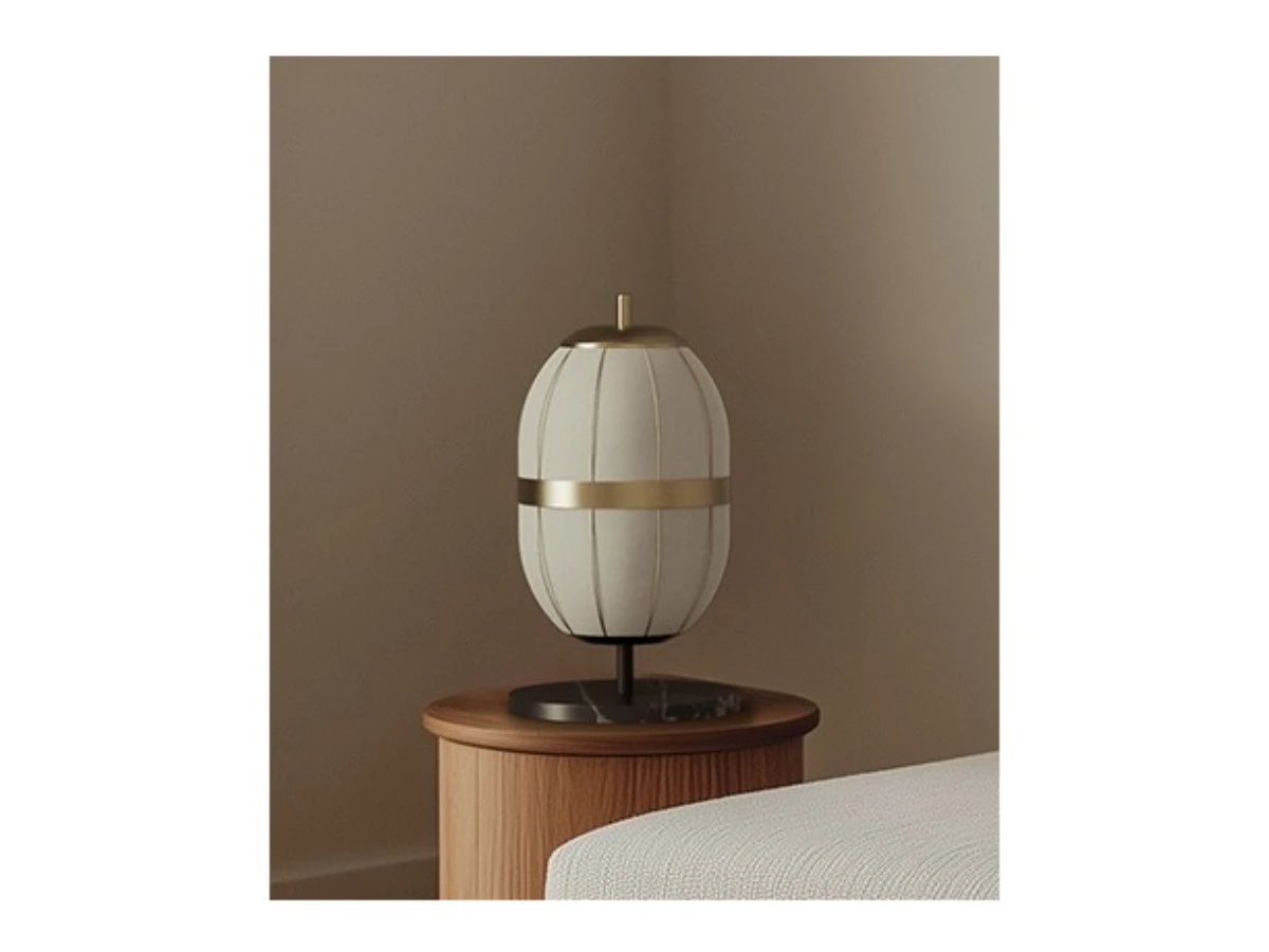 Настольная лампа Pull Matt black/Aged gold 963834