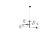 Люстра Atom 8L черная -