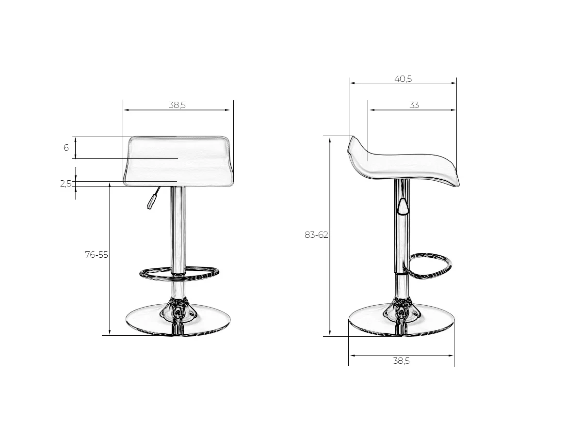 Стул барный TOMMY 650803  - фото 7