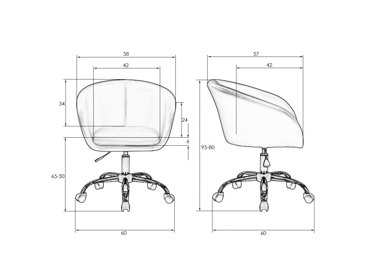 Офисное кресло для персонала BOBBY 650942  - фото 8