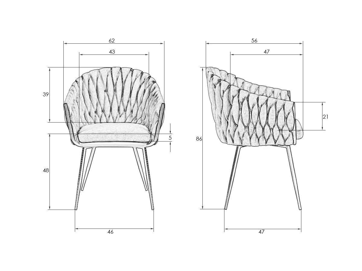 Стул обеденный MATILDA 650957  - фото 9