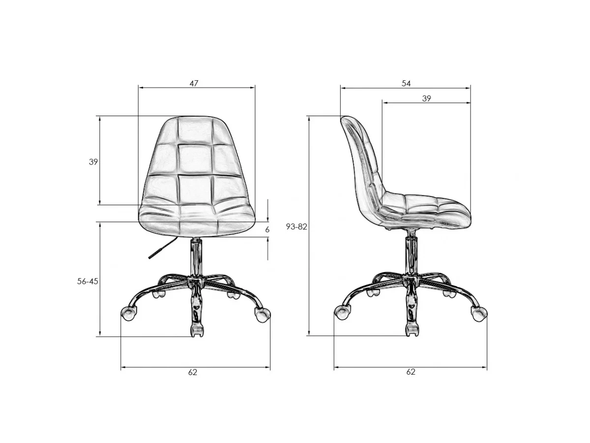 Офисное кресло для персонала DIANA 650968  - фото 9