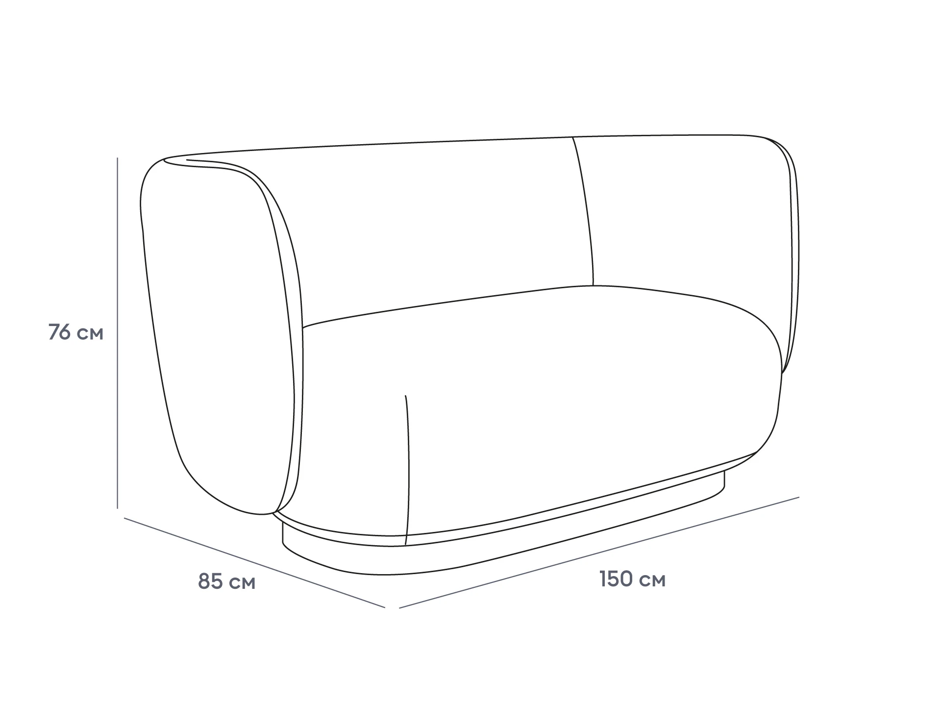 Диван Lucca 2-х местный 966297  - фото 7