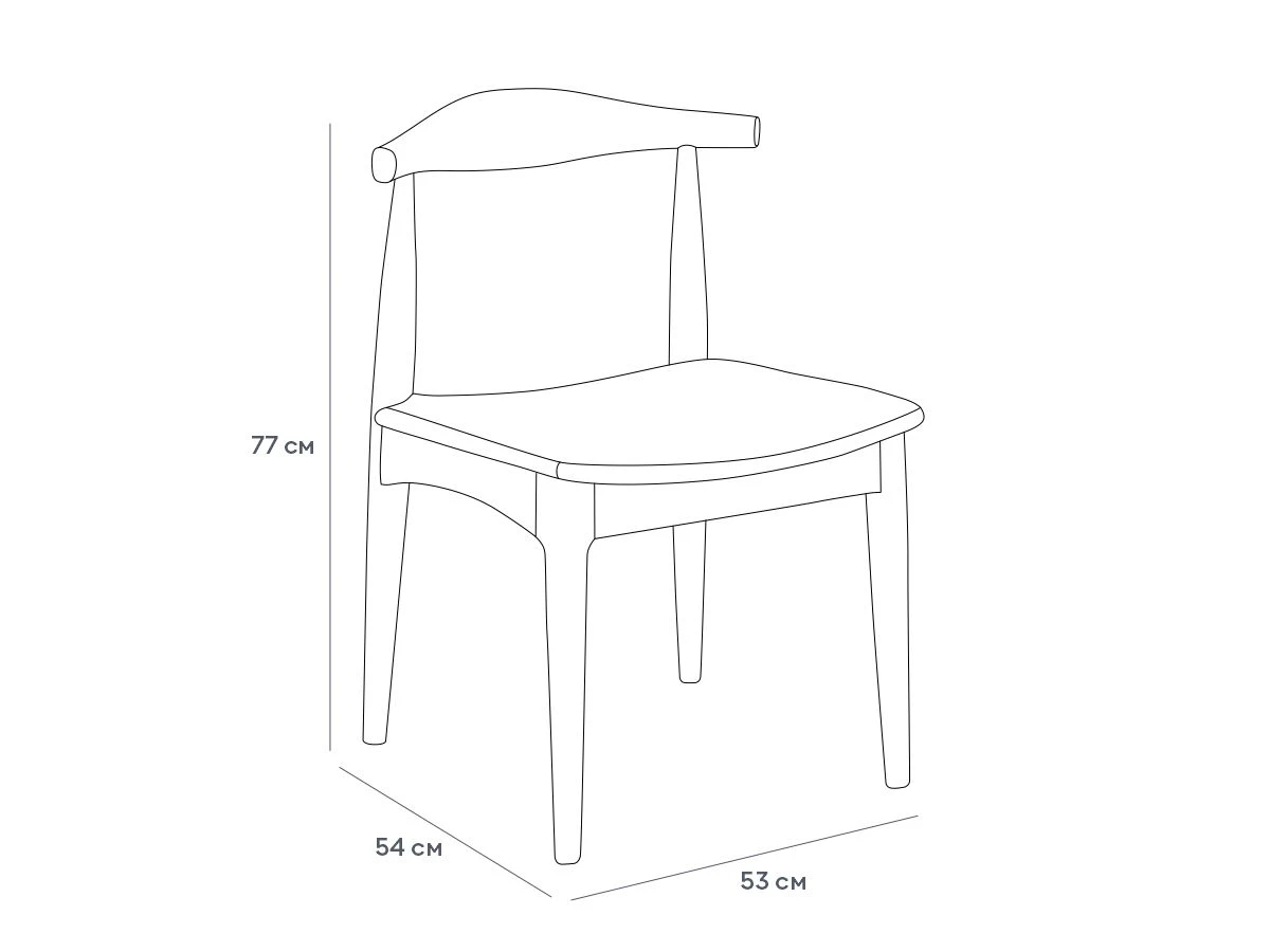 Комплект стульев Maple 2 шт. 966333  - фото 9